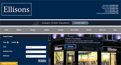 Desktop Screenshot of ellisons.uk.com