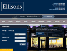 Tablet Screenshot of ellisons.uk.com